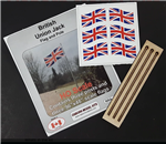 Osborn Model Kits 1112 HO British Union Jack 3 pk Kit