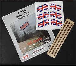 Osborn Model Kits 1112 HO British Union Jack 3 pk Kit