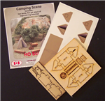 Osborn Model Kits 1113 HO Tents/Fire Pit Scene Kit