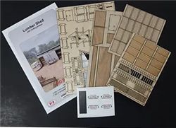 Osborn Model Kits 1118 HO Lumber Shed/Assortment Kit