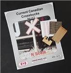 Osborn Model Kits 3010 N Current Canadian Crossbucks 5Set Kit