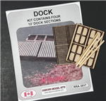 Osborn Model Kits 3017 N Dock 4 Sections