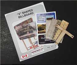 Osborn Model Kits 3023 N V Shaped Billboard Kit