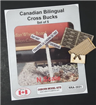 Osborn Model Kits 3031 N Bilingual Crossbuck 5 St Kit