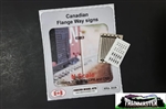 Osborn Model Kits 3039 N Flange Way Signs 5 Sets