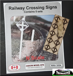 Osborn Model Kits 3054 N Railway Crossing Sign Kit