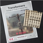 Osborn Model Kits 3106 N Transformers Utility Poles Kit