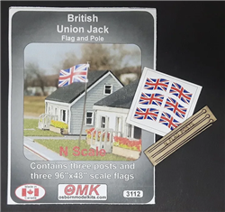 Osborn Model Kits 3112 N British Union Jack 3 pk Kit