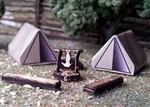 Osborn Model Kits 3113 N Tents/Fire Pit Camp SCN Kit