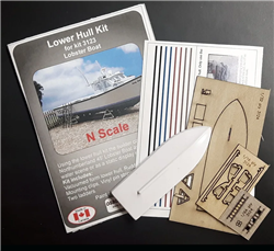 Osborn Model Kits 3124 N Lobster Boat Lower Hull Kit
