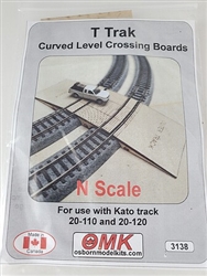 Osborn Model Kits 3138 Curved Level Crossing Kit