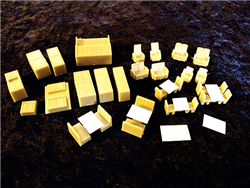 Palace Car Co. HO Structure Interior Assortment pkg 23