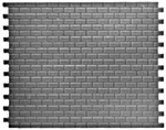 Pikestuff 1005 HO Concrete Block Walls