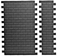 Pikestuff 1006 HO Concrete Block Walls