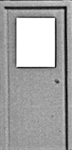 Pikestuff 1103 HO Doors Styrene Entryway Type w/Single Large Window Pkg 3