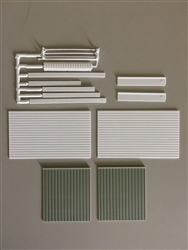 Pikestuff 141 HO Metal Building Extension Kit Green