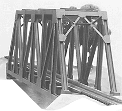 Plastruct 1002 HO Truss Bridge Kit Scale 120'