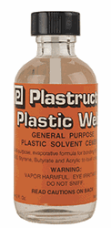 Plastruct 2 Plastic Weld Plastic Solvent Cement 2oz