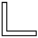 Plastruct 90505 Styrene Structural Shapes Angles 3/16 x 24" Long Pkg 5