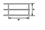 Plastruct 90685 (1) Handrails-16 G Scale