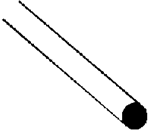 Plastruct 92036 Acrylic Rod-Solid Round 3/8 x 17-1/2" Long