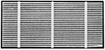 Plastruct 90911 Lattices/Trellis 2-1/8 x 15/16" 