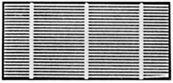 Plastruct 90911 Lattices/Trellis 2-1/8 x 15/16" 