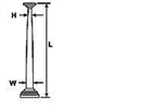Plastruct 90992 O (1:48) Georgian Columns