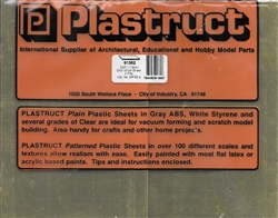 Plastruct 91362 Mirror Sheet .040 X 4" X 12 Pkg 2 Gold
