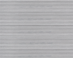 Plastruct 91511 HO Patterned Sheets Roofing Ribbed Metal .020 x 7 x 12" Pkg 2 Beige .093" Spacing