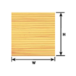 Plastruct 91535 Patterned Sheets Flooring Planking .020 x 7 x 12" Sheets Pkg 2 1/16" Beige Planks 