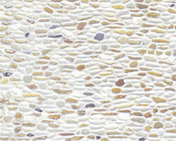 Plastruct 91563 HO Patterned Sheets Stone Field Stone 0.02 x 7 x 12" Pkg 2 .250" Beige Stones
