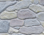 Plastruct 91583 Patterned Sheets Stone Field Stone 0.02 x 7 x 24" .750" Beige Stones