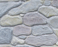 Plastruct 91583 Patterned Sheets Stone Field Stone 0.02 x 7 x 24" .750" Beige Stones