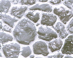 Plastruct 91591 1/12 Patterned Sheets Stone Round Field Stone 0.02 x 7 x 12" Pkg 2 810" Beige Stones