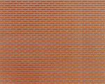 Plastruct 91611 HO Patterned Sheets Brick .020 x 7 x 12" Pkg 2 .145" Bricks