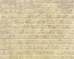 Plastruct 91621 O Patterned Sheets Concrete Block 0.02 x 7 x 12" Pkg 2 .325" Beige Bricks