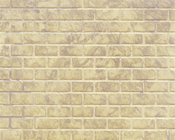 Plastruct 91621 O Patterned Sheets Concrete Block 0.02 x 7 x 12" Pkg 2 .325" Beige Bricks