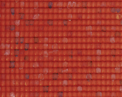 Plastruct 91638 HO Patterned Sheets Roofing Spanish Tile 0.02 x 7 x 12" Pkg 2 .087" Tiles