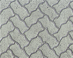 Plastruct 91673 1/12 Patterned Sheets Stone Interlocking Paving .020 x 7 x 24" .650" Red Stones 570-91673