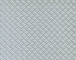 Plastruct 91682 G Patterned Sheets Safety Tread Double Diamond Plate 0.02 x 7 x 12" Pkg 2 .150" Spacing