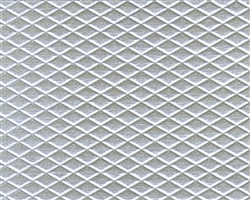 Plastruct 91704 G Patterned Sheets Safety Tread Tread Plate .020 x 3-7/8 x 2-1/4" pkg 2 White .280" Spacing
