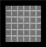 Plastruct 91742 Patterned Sheets Square Tiles Clear .020 x 7 x 12" Pkg 2 .180" Tiles