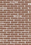 Plastruct 91881 Brown Brick Pkg 2
