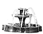 Plastruct 94733 Fountain 1-1/8" Square     