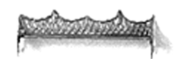 Plastruct 94767 HO Park Bench 1800s Style