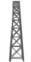 Plastruct 94893 HO 3-1/2" Tower 