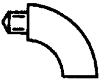 Plastruct 95046 90-Degree Female Elbows Pkg 5 Fits #570-90108