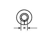 Plastruct 95172 Flanges pkg 5) Fits #570-90102