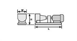 Plastruct 95929 Motor & Pump Set Nonoperating 2-7/32 x 5/8 x 3/4"